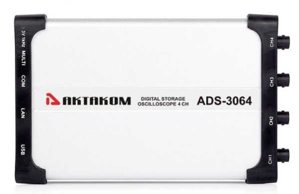 Четырехканальный USB осциллограф Актаком ADS-3064