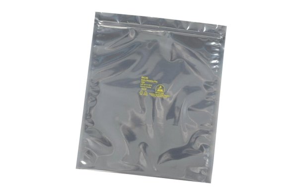 Металлизированный (внутри) антистатический пакет с ZIP защелкой DescoEurope 3001218-1000 серия, 305 мм x 455 мм