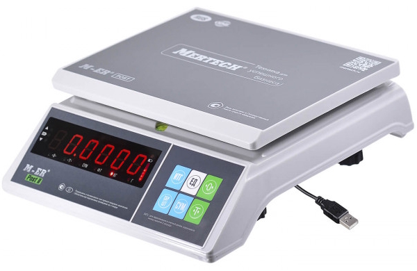 Порционные весы Mertech M-ER 326 AFU-6.01 Post II LED USB-COM (двойной дисплей)