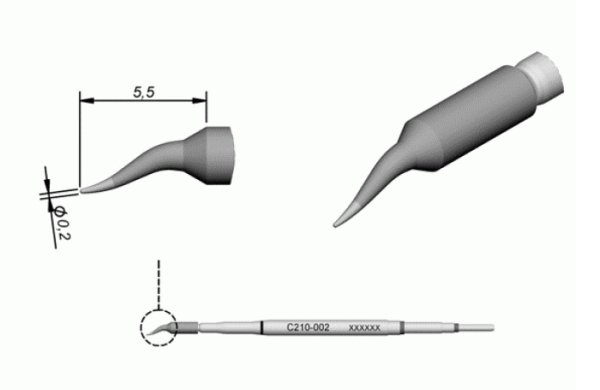 Картридж-наконечник JBC C210-002