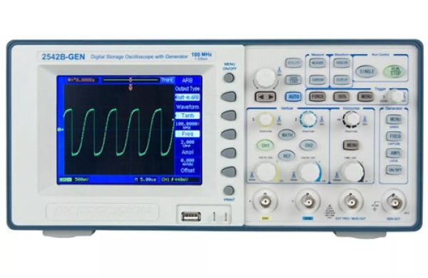 Цифровой запоминающий осциллограф со встроенным генератором функций/произвольных форм сигнала(AWG) BK Precision 2540B-GE