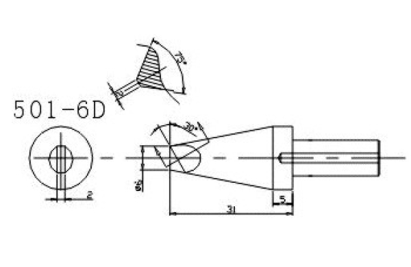 Сменный наконечник XYTRONIC 501-6D