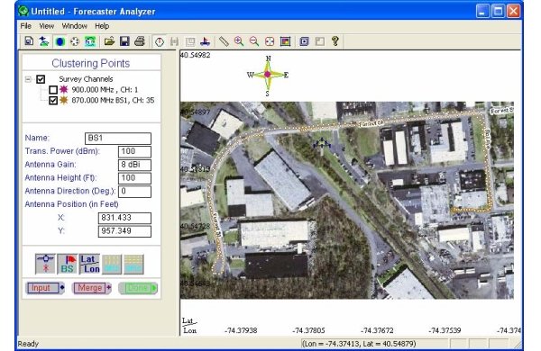 Программное обеспечение для выполнения съемки объектов на основе GPS BVSystems Forecaster