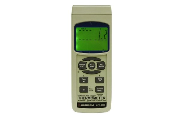 Измеритель-регистратор температуры с Bluetooth интерфейсом AKTAKOM АТЕ-2036ВТ