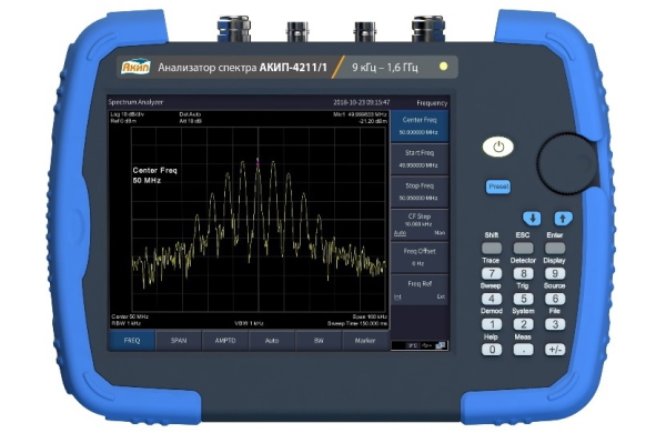 Портативный анализатор спектра АКИП-4211/1