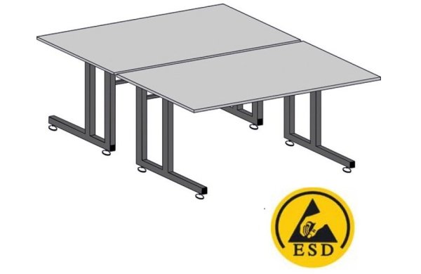 Стол Р островной БЕЛТЕМА С5-1200х900 ESD