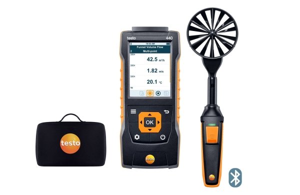 Комплект Testo 440 с крыльчаткой 100 мм с Bluetooth