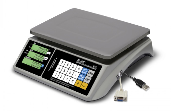 Торговые весы M-ER 328 AC-6.1 TOUCH-M LCD RS232 и USB