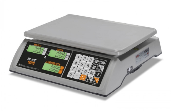 Торговые весы Mertech M-ER 327 AC-32.5 Ceed LCD Белые