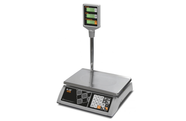 Торговые весы Mertech M-ER 327 ACP-32.5 Ceed LCD Белые