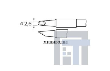 Картридж-наконечник JBC C245-031