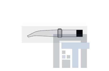 Согнутый наконечник 370°C Weller PT MX7 T0054130799