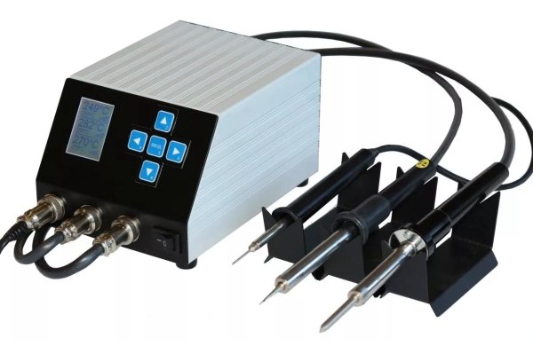 Цифровая трехканальная паяльная станция МАГИСТР Ц20-ТриК купить по ...